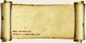 Anđela Stojaković vizit kartica